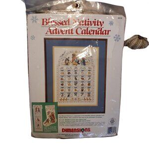 Dimensions new 8416 Counted Cross Stitch Blessed Nativity Advent Calendar